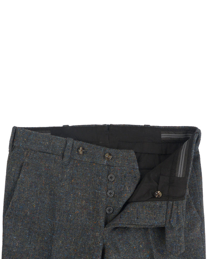 Molloy Plain Donegal Tweed Hose - Kieferngrün