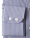 Indigo-Kleid Streifen