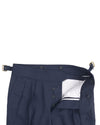 Holland &amp; Sherry Crispaire Navy Solid