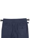 Holland &amp; Sherry Crispaire Navy Solid