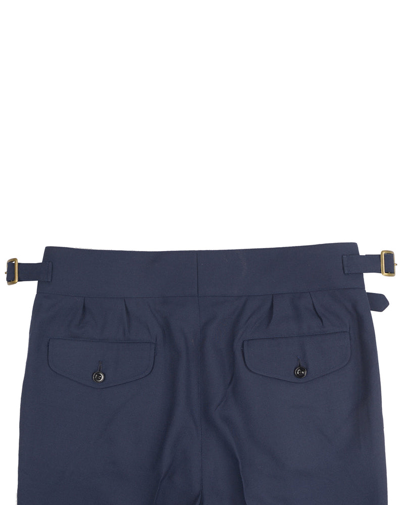 Holland &amp; Sherry Crispaire Navy Solid