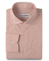 Orangeblaue Tattersall-Karos