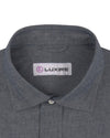 Chambray aus dunkelblauem Denim