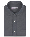 Chambray aus dunkelblauem Denim