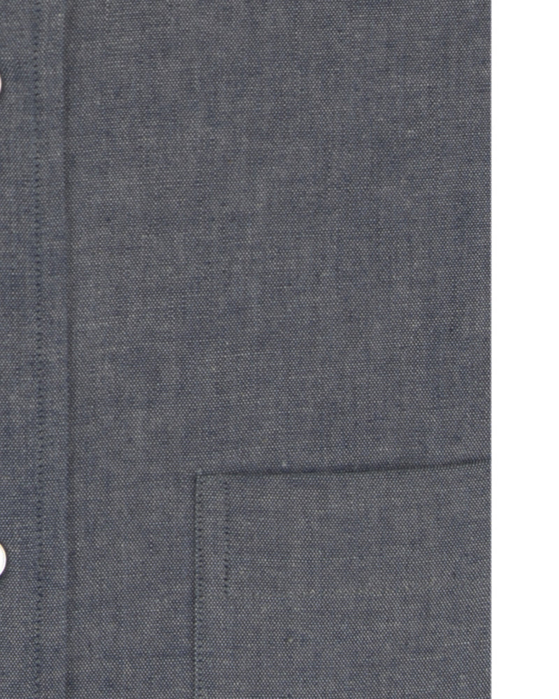 Chambray aus dunkelblauem Denim