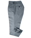 Pantalon en laine peignée fine Dugdale - Gris uni