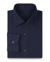 Cashmerello Alumo : Sergé de coton bleu marine foncé