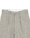 Molloy Plain Donegal Tweed Pants - Grey Opal