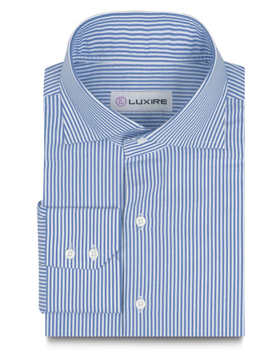 Blue White Dress Stripes