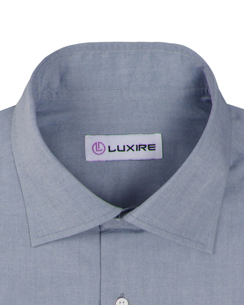 Chemise habillée Oxford grise