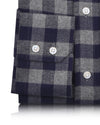 Chemise en flanelle grise à carreaux Navy Shepherd