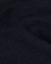 Dark Navy Textured Wool Topcoat