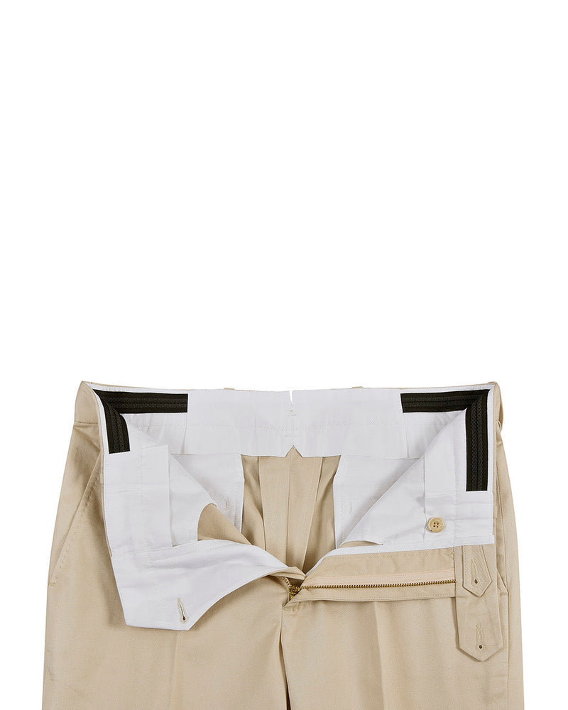 Light Khaki Cotton Dress Pant