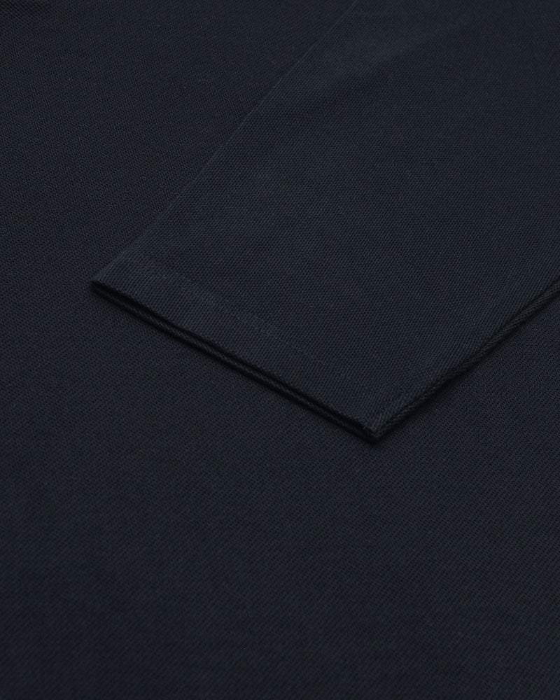 EZS Aria Navy Long Sleeve Polo