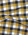 Herbstkaros: Helles senfviolettes Gingham