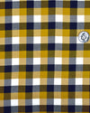 Herbstkaros: Helles senfviolettes Gingham