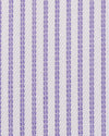Purple Pin Stripes On White Shirt