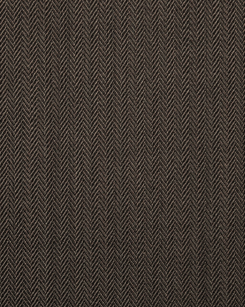 Performance Chino: Brown Herringbone