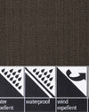 Performance Chino: Brown Herringbone