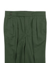 VBC :100% Wool Green Flannel