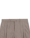 Minnis Flannel: Leichte Rehbraune Twill-Hose