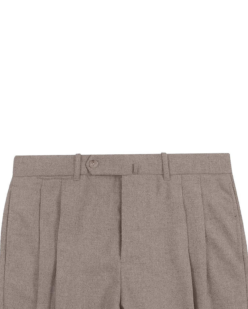 Minnis Flannel: Leichte Rehbraune Twill-Hose