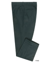 Chino en sergé vert océan