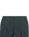 Chino en sergé vert océan