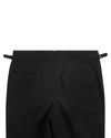 Schwarze Ripstop-Chinohose