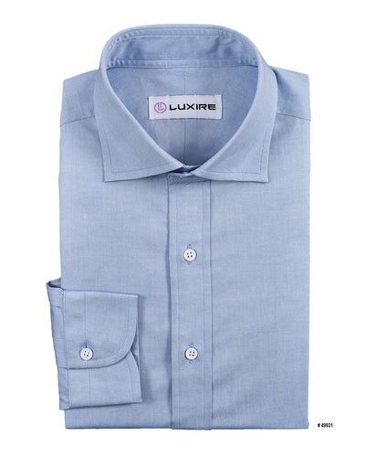 Sky Blue Pinpoint Oxford