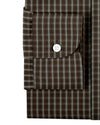 Carreaux tartan marron, beige et marine