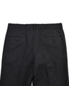 Midnight Grey Cotton Gabardine Twill