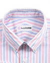 Monti Pink Blue White Candy Stripes
