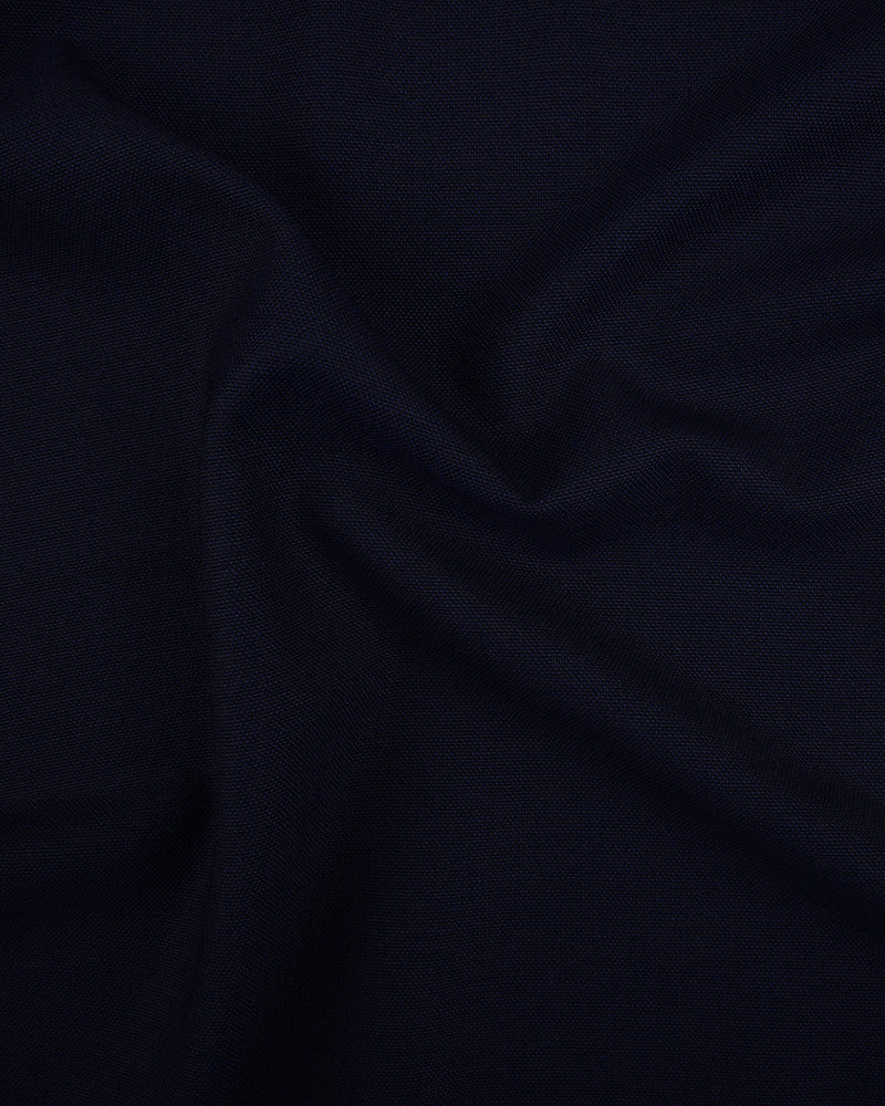 Veste VBC - Laine tropicale 4 fils : Bleu marine