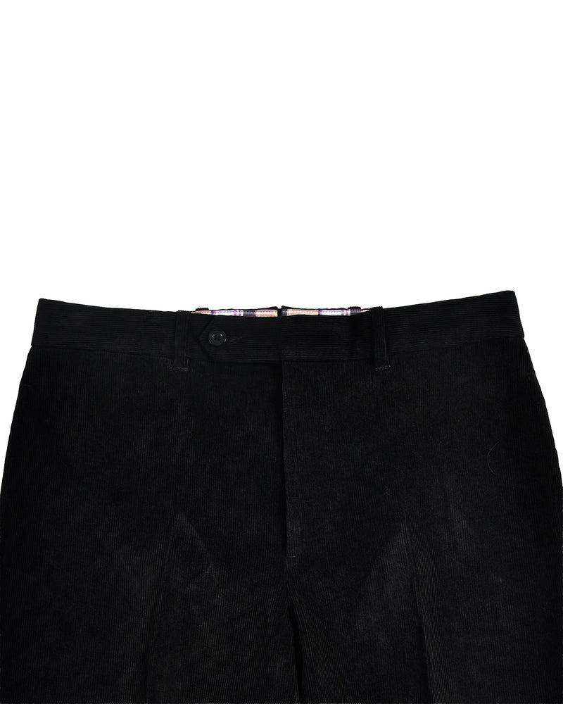 Midnight Black Corduroy