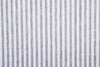 Linen: Grey Tape Stripes On White Shirt