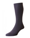 Pantherella LABURNUM Merino  Rib - Black