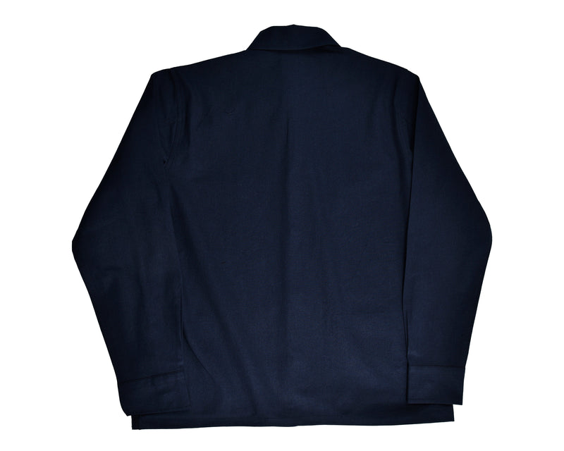 Fresco Baumwollhemdjacke in Tintenblau