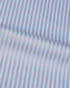 Pink Blue Satin Stripes on Pale Blue Shirt