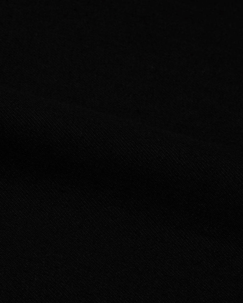 Sondrio Cotton: Schwarzer schwerer Denim-Twill