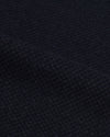 Dark Navy Textured Wool Topcoat