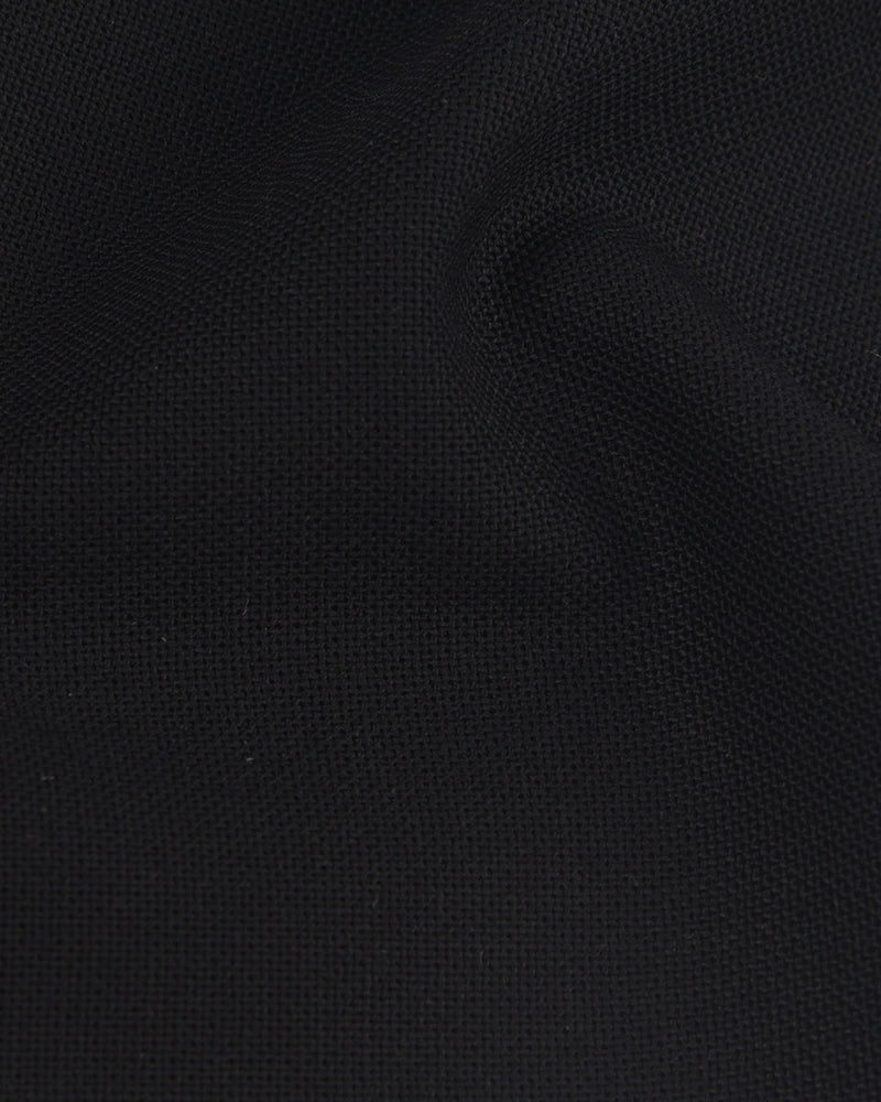 VBC: Black Tropical Wool Dress Pant