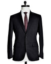 Black Cotton Single Breasted Jacket