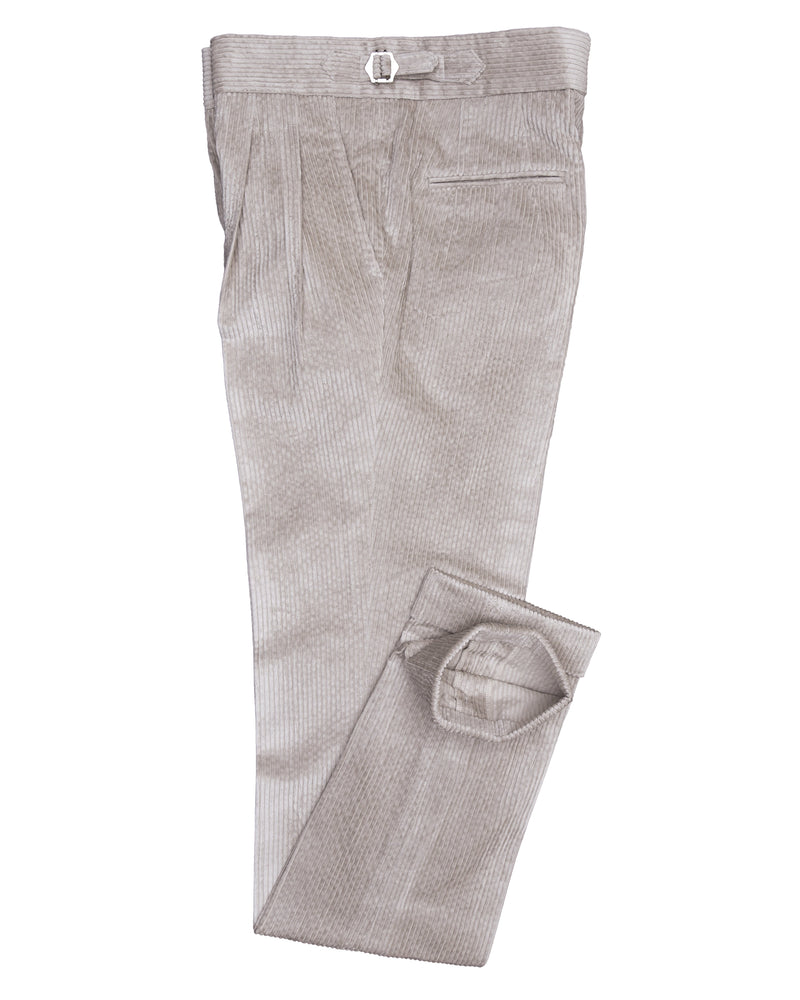 Modrone Corduroy Seersucker Beige - 8 Wale