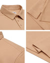 EZS Aria Beige Langarm-Polo