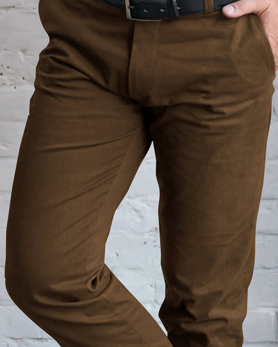 VBC:100% Wool Mud Brown Flannel