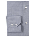Cashmerello Alumo: Greyish Blue Cotton Twill