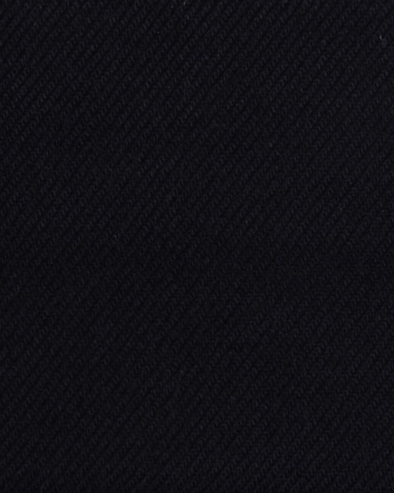 Cashmerello Alumo : Sergé de coton bleu marine foncé