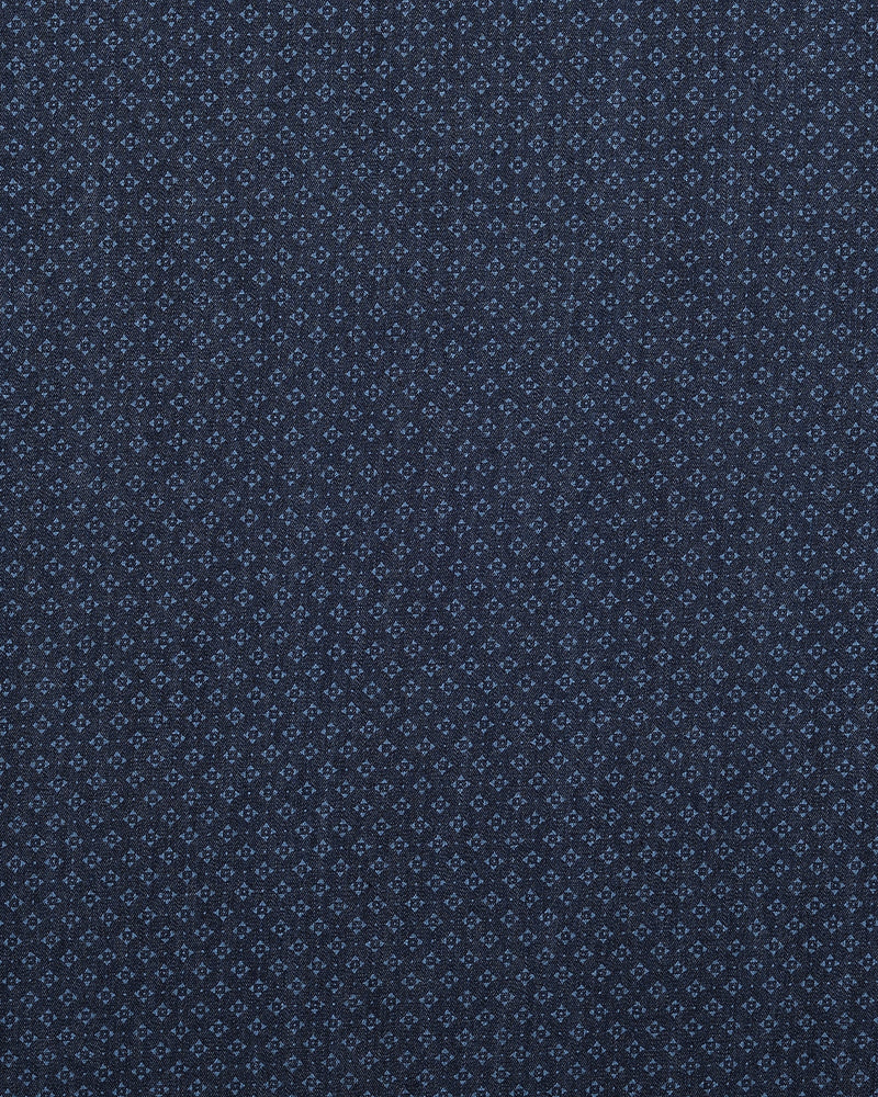 Indigo Denim Wabash Printed