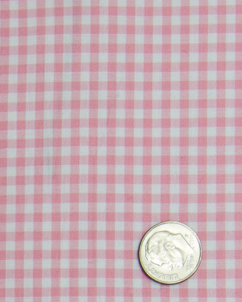 Rose Pink Light Gingham